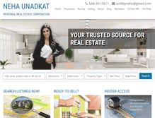 Tablet Screenshot of neharealestate.com